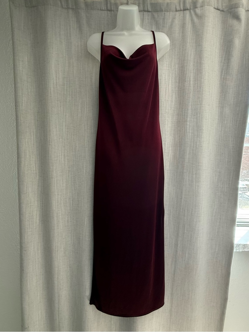 Forever Rose Couture Cowl Neck Dress